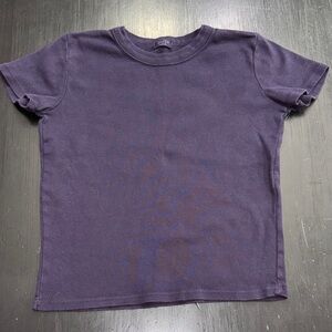 john galt for brandy melville short sleeve navy blue t shirt one size